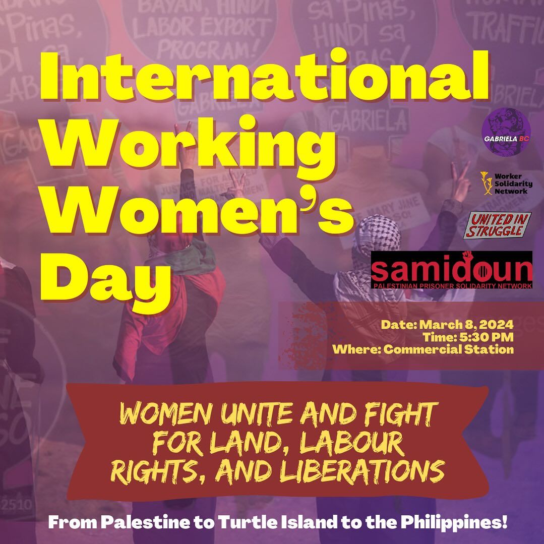 International Women's Day 2024 Calendar of Events MarxistLeninist Party of Canada